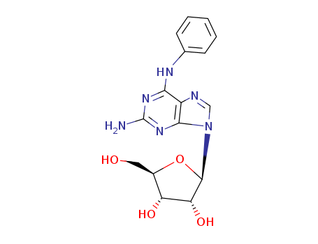 2-(2-amino-6-anilino-purin-9-yl)-5-(hydroxymethyl)oxolane-3,4-diol cas  29217-90-1
