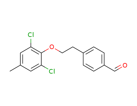 4-(2-(2,6-dichloro-4-methylphenoxy)ethyl)benzaldehyde