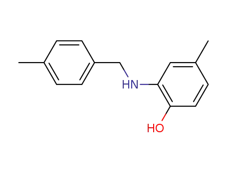 2-[(4-methylphenyl)methyl]amino-4-methylphenol