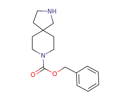 Molecular Structure of 1086394-65-1 (benzyl 2,8-diazaspiro[4.5]decane-8-carboxylate)
