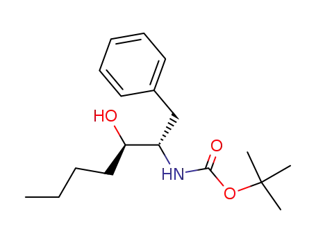 tert-butyl (1S,2R)-1-benzyl-2-hydroxyhexylcarbamate