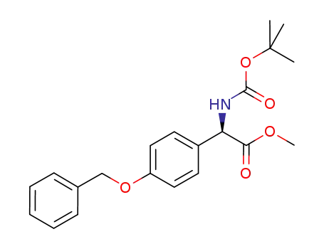 (R)-(4-benzyloxyphenyl)(tert-butoxycarbonylamino)acetic acid methyl ester