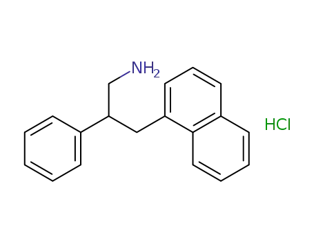Molecular Structure of 123199-75-7 (3-(naphthalen-1-yl)-2-phenylpropan-1-amine hydrochloride (1:1))