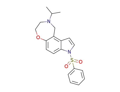 2-isopropyl-8-(phenylsulfonyl)-1,3,4,8-tetrahydro-2H-[1,4]oxazepino[6,7-e]indole