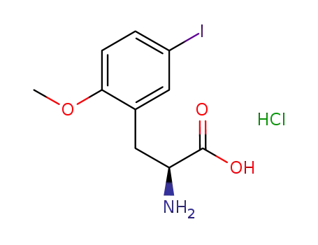 (S)-2-amino-3-(5'-iodo-2'-methoxyphenyl)propanoic acid hydrochloride