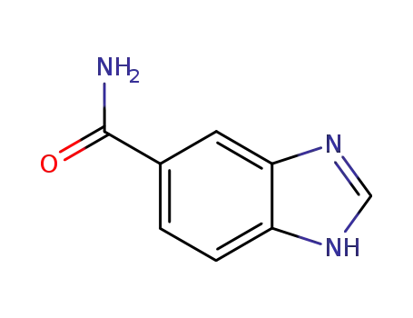 Molecular Structure of 116568-17-3 (1H-BENZIMIDAZOLE-5-CARBOXAMIDE)