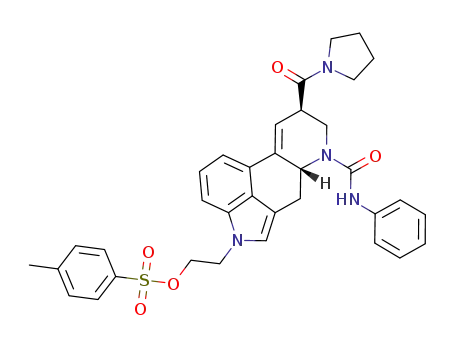 toluene-4-sulfonic acid 2-[(6aR,9R)-7-phenylcarbamoyl-9-(pyrrolidine-1-carbonyl)-6a,7,8,9-tetrahydro-6H-indolo[4,3-fg]quinolin-4-yl]-ethyl ester