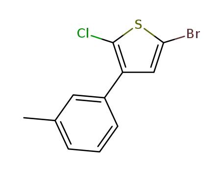 5-bromo-2-chloro-3-(m-tolyl)thiophene