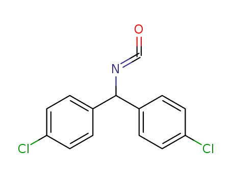 Molecular Structure of 71338-40-4 (Benzene, 1,1'-(isocyanatomethylene)bis[4-chloro-)