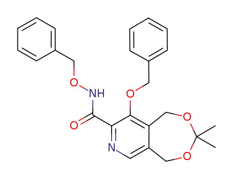 N,9-bis(benzyloxy)-3,3-dimethyl-1,5-dibydro-[1,3]dioxepino[5,6-c]pyridine-8-carboxamide