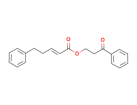 3-oxo-3-phenylpropyl (E)-5-phenylpent-2-enoate