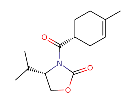 2-Oxazolidinone,
3-[[(1R)-4-methyl-3-cyclohexen-1-yl]carbonyl]-4-(1-methylethyl)-, (4S)-