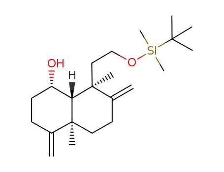 (1S,8R,4aR)-8,4a-dimethyl-4,7-dimethylene-8-[2-(tert-butyldimethylsilanyloxy)ethyl]-1,2,3,5,6,8,4a,8a-octahydronaphthol