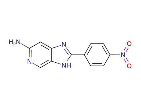 1H-Imidazo[4,5-c]pyridin-6-amine, 2-(4-nitrophenyl)-