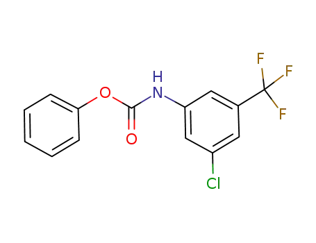 Molecular Structure of 884340-21-0 (phenyl 3-chloro-5-(trifluoromethyl)phenylcarbamate)