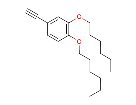 Molecular Structure of 1005326-49-7 (4-ethynyl-1,2-bis(hexyloxy)benzene)
