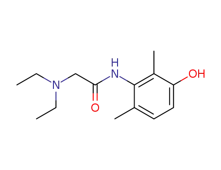 Molecular Structure of 34604-55-2 (3-hydroxylidocaine)