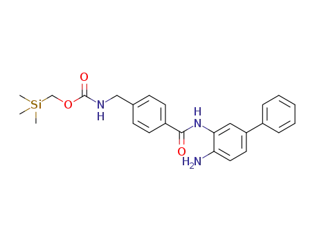 (trimethylsilyl)methyl (4-{[(4-aminobiphenyl-3-yl)amino]carbonyl}benzyl)carbamate