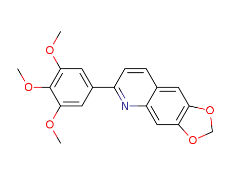 1,3-Dioxolo[4,5-g]quinoline, 6-(3,4,5-trimethoxyphenyl)-