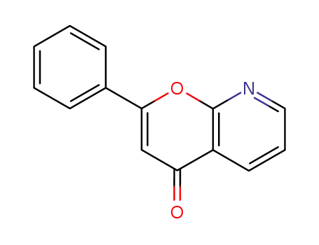 Molecular Structure of 15441-52-8 (4H-Pyrano[2,3-b]pyridin-4-one, 2-phenyl-)