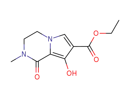 ethyl 8-hydroxy-2-methyl-1-oxo-1,2,3,4-tetrahydropyrrolo[1,2-a]pyrazine-7-carboxylate