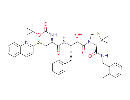 C<sub>41</sub>H<sub>49</sub>N<sub>5</sub>O<sub>6</sub>S<sub>2</sub>