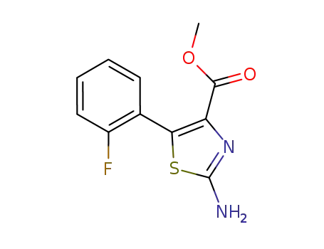Methyl 2-amino-5-(2-fluorophenyl)-1,3-thiazole-4-carboxylate