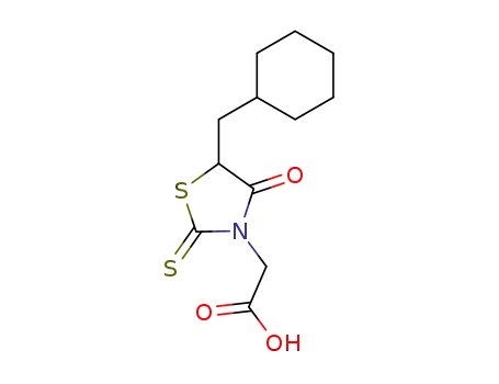 3-carboxymethyl-5-cyclohexylmethyl-rhodanine