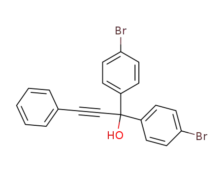 1,1-bis(4-bromophenyl)-3-phenylprop-2-yn-1-ol