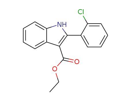 ETHYL 2-(2-CHLOROPHENYL)-2,3-DIHYDRO-INDOLE-3-CARBOXYLATE