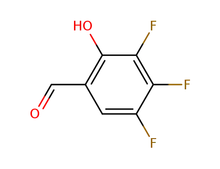 Molecular Structure of 502762-96-1 (Benzaldehyde, 3,4,5-trifluoro-2-hydroxy-)