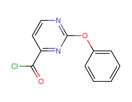 4-Pyrimidinecarbonyl chloride, 2-phenoxy-