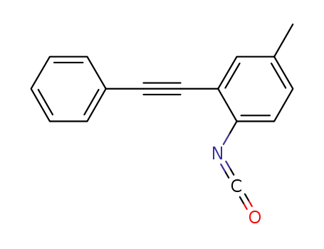 1-isocyanato-4-methyl-2-(phenylethynyl)benzene
