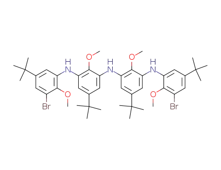 N-[3-(3-bromo-5-tert-butyl-2-methoxyanilino)-5-tert-butyl-2-methoxyphenyl]-N'-(3-bromo-5-tert-butyl-2-methoxyphenyl)-5-tert-butyl-2-methoxy-1,3-phenylenediamine
