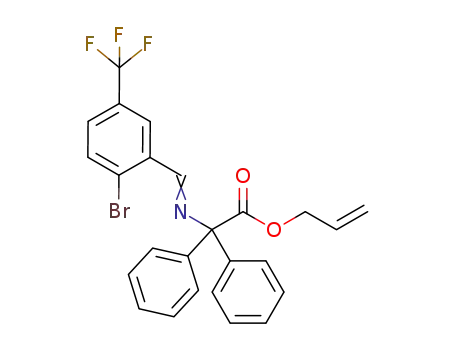 [(2-bromo-5-trifluoromethyl-benzylidene)-amino]diphenylacetic acid allyl ester