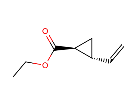 Molecular Structure of 200013-10-1 (Cyclopropanecarboxylic acid, 2-ethenyl-, ethyl ester, (1S,2R)- (9CI))