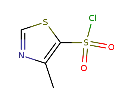 Molecular Structure of 953070-51-4 (5-(Chlorosulphonyl)-4-methyl-1,3-thiazole)