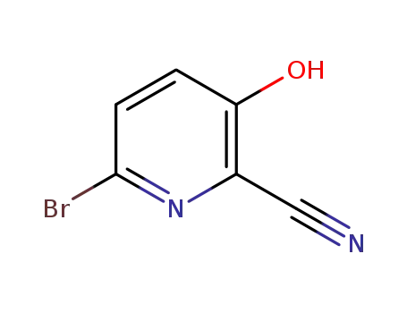 Molecular Structure of 727737-00-0 (6-bromo-3-hydroxypyridine-2-carbonitrile)