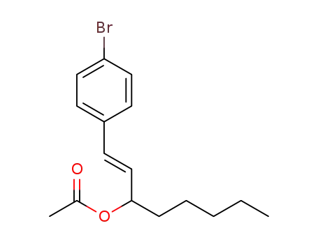(E)-1-(4-bromophenyl)-3-acetoxyoct-1-ene