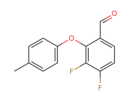 3,4-difluoro-2-(4-methylphenoxy)benzaldehyde