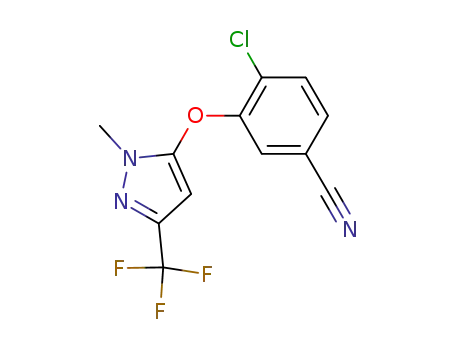 Molecular Structure of 1043921-56-7 (C<sub>12</sub>H<sub>7</sub>ClF<sub>3</sub>N<sub>3</sub>O)
