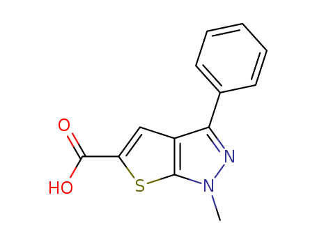 1-Methyl-3-phenyl-1H-thieno[2,3-c]pyrazole-5-carboxylic acid