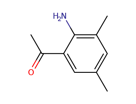Molecular Structure of 69976-75-6 (Ethanone, 1-(2-amino-3,5-dimethylphenyl)- (9CI))