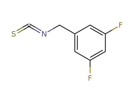 Molecular Structure of 107186-81-2 (3,5-difluorobenzyl isothiocyanate)