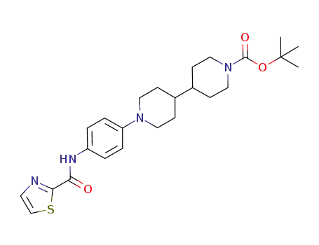 tert-butyl 1'-{4-[(1,3-thiazol-2-ylcarbonyl)amino]phenyl}-4,4'-bipiperidine-1-carboxylate