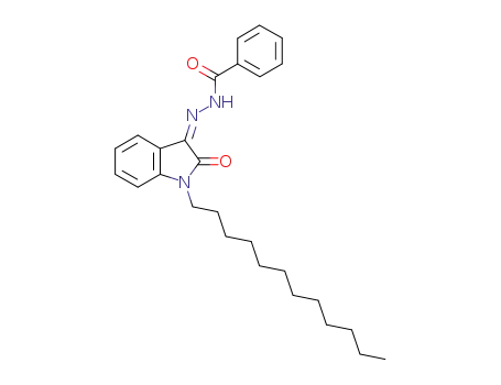 N'-[(3Z)-1-(1-dodecyl)-2-oxo-1,2-dihydro-3H-indol-3-ylidene]benzohydrazide