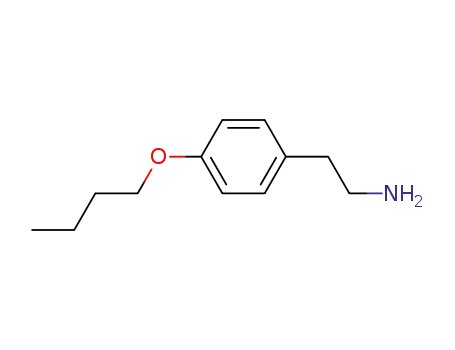 Molecular Structure of 65423-11-2 (2-(4-butoxyphenyl)ethanamine)