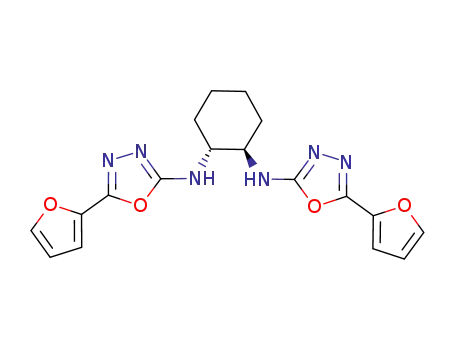 (1R,2R)-N,N'-bis(5-furan-2-yl-1,3,4-oxadiazol-2-yl)cyclohexane-1,2-diamine