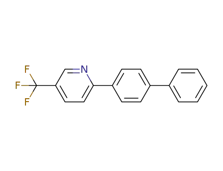 Molecular Structure of 1101205-34-8 (2-([1,1'-biphenyl]-4-yl)-5-(trifluoromethyl)pyridine)