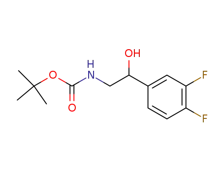 [2-(3,4-DIFLUOROPHENYL)-2-HYDROXYETHYL]-CARBAMIC ACID 1,1-DIMETHYLETHYL ESTER